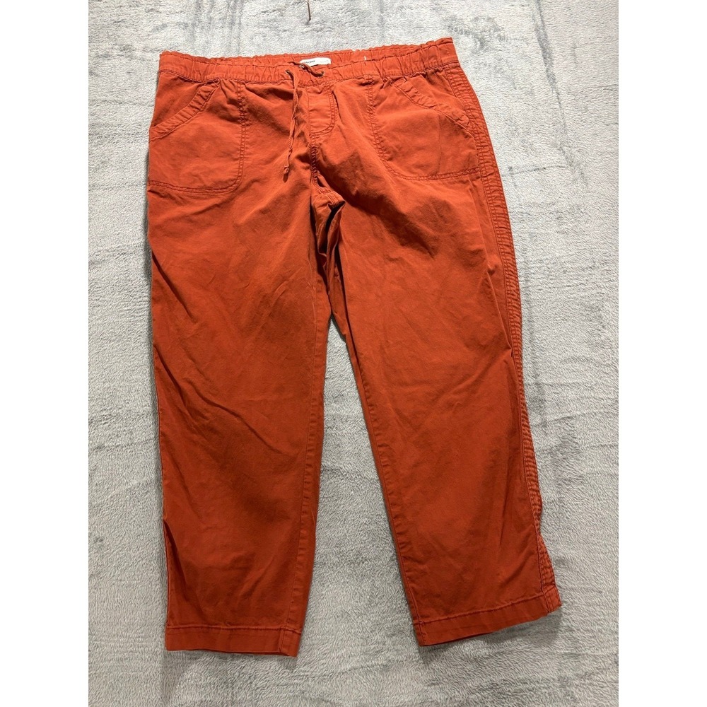 Sonoma XL Rust Womens Drawstring Pull-on Pants Boho Casual - Picture 2 of 9